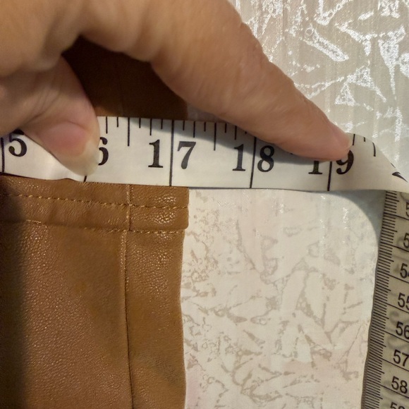 Free People Boho Western Streetwear Ari Wrapped Camel Mini Skirt, Sz 12 - Picture 7 of 10